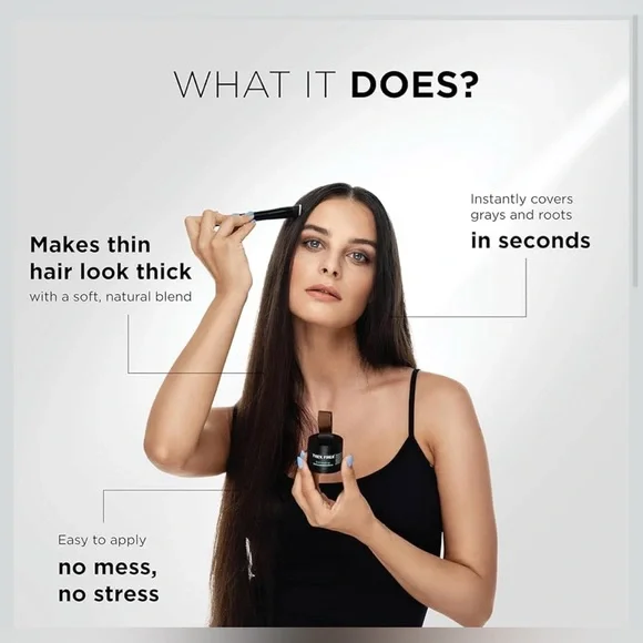 Thick Fiber Root Touch Up Powder with Brush - Picture 2 of 2